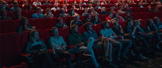 audience in movie theater