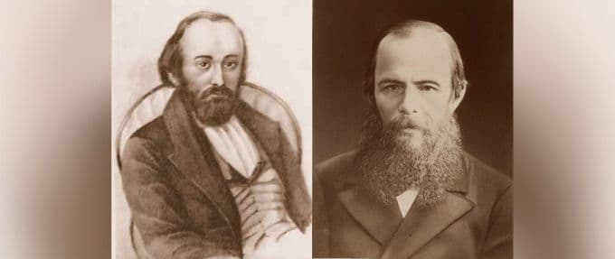 portraits of mikhail petrashevsky and fyodor dostoyevsky