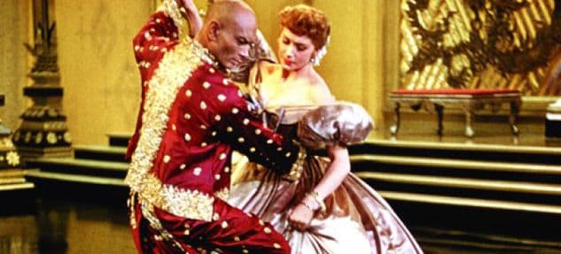 Yul brynner and Deborah kerr dancing in The King and I 1956, based on the novel Anna and the King of Siam