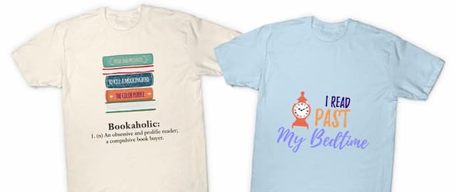 Show Off Your Love of Books With These T-Shirts and More