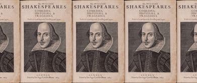 shakespeare first folio