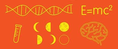 science symbols from a survival guide to the misinformation age, a science book